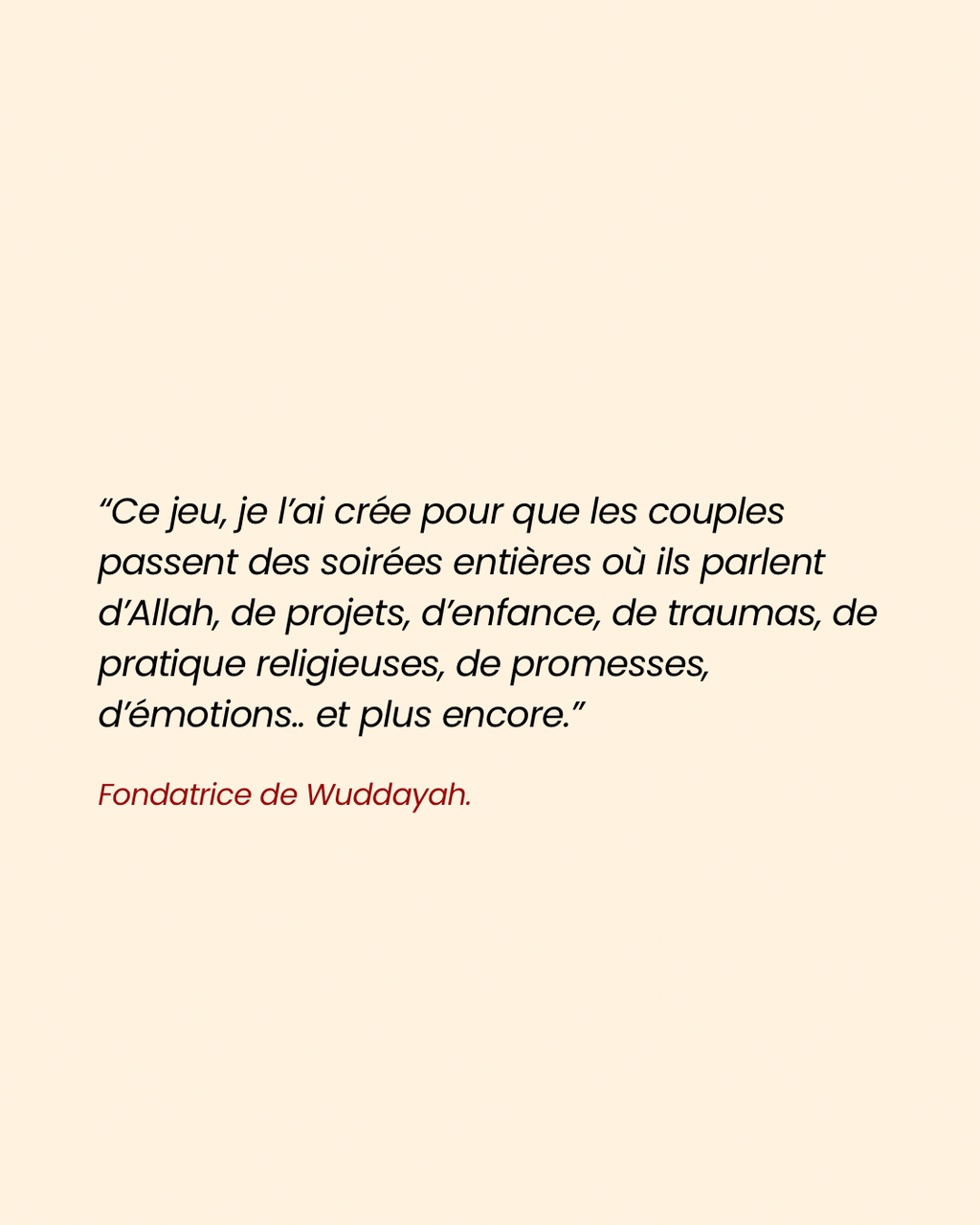 Carte de conversation Wuddayah