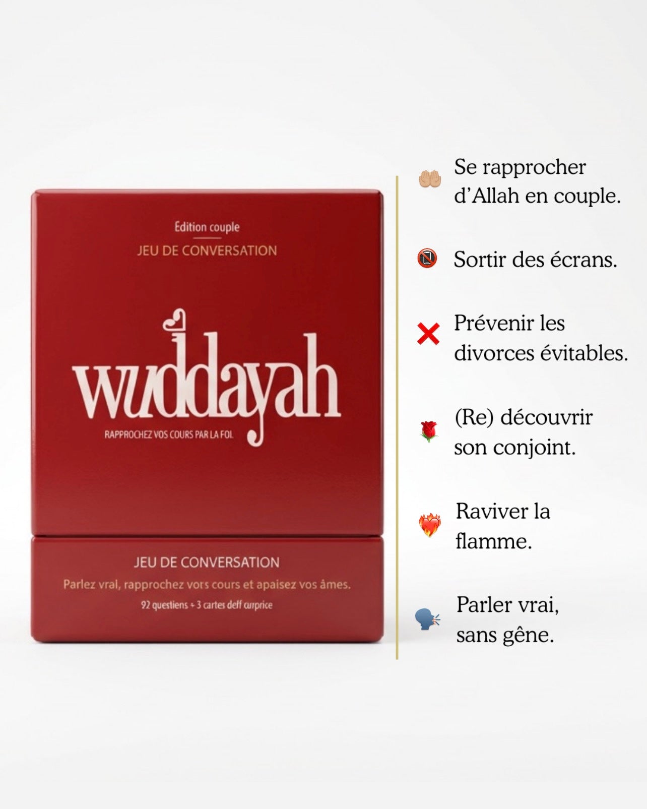 Carte de conversation Wuddayah