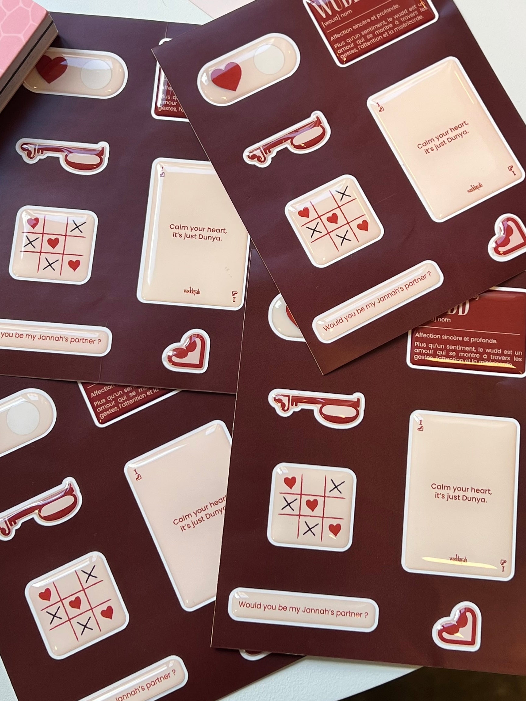 Stickers 3D Wuddayah -  Amour & Islam