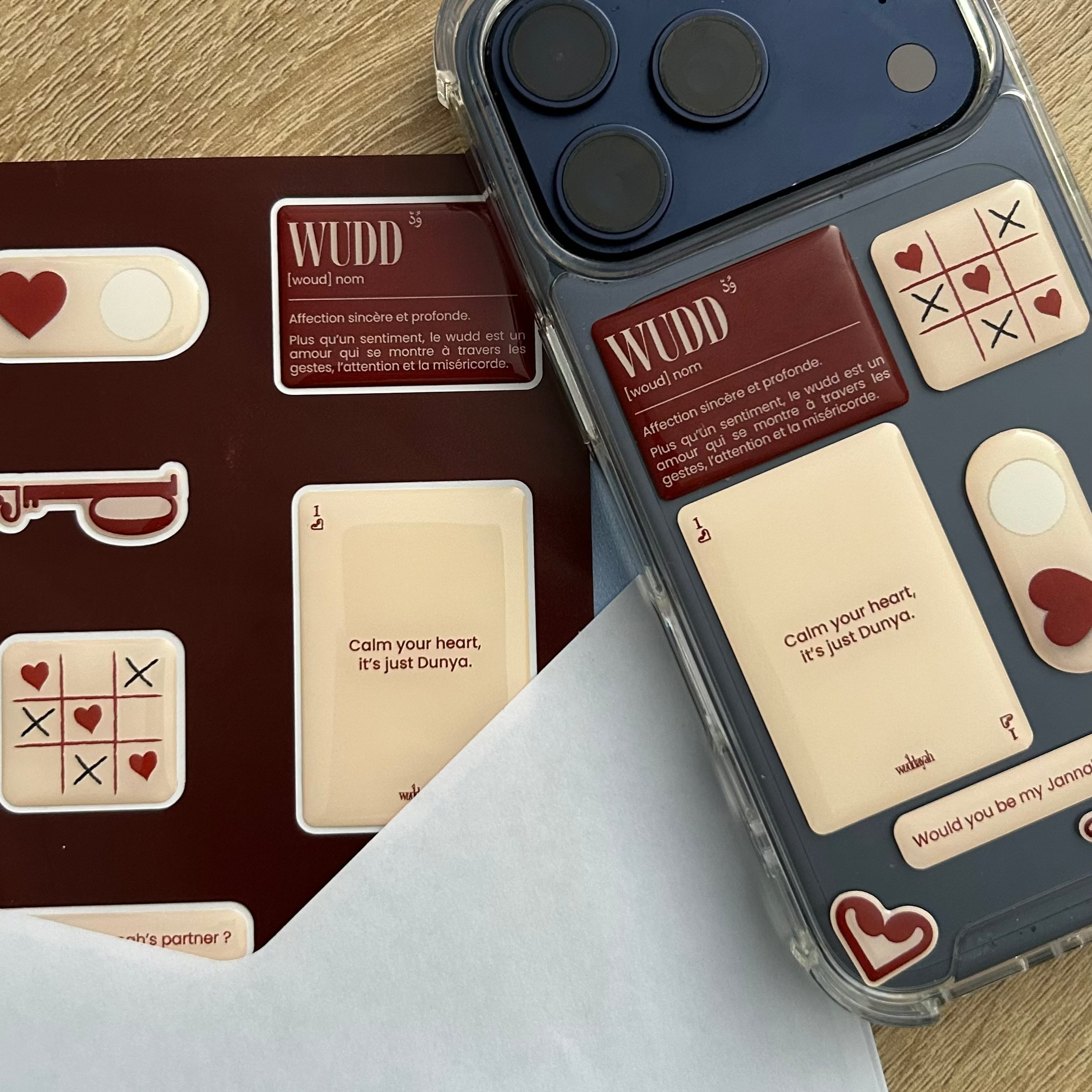 Stickers 3D Wuddayah -  Amour & Islam